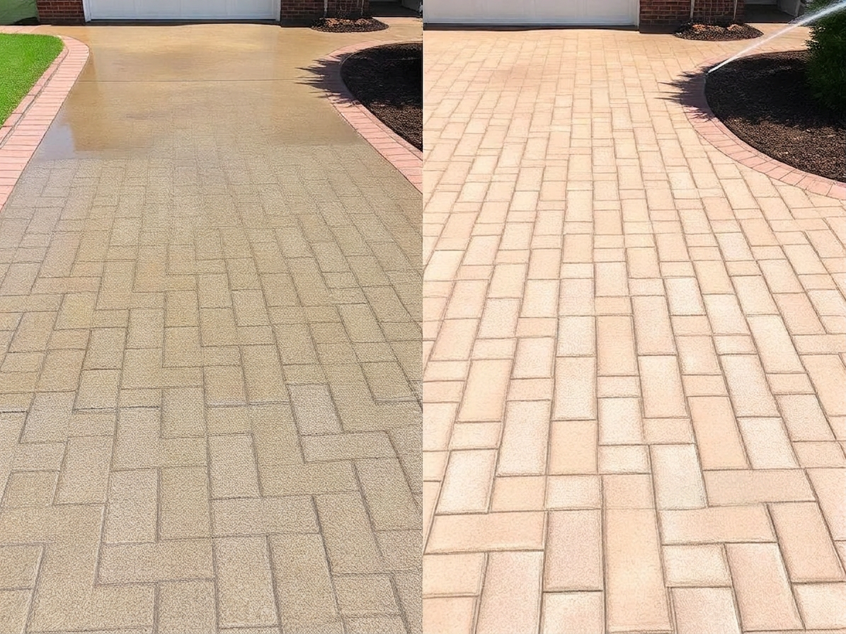 Paver & Concrete Cleaning